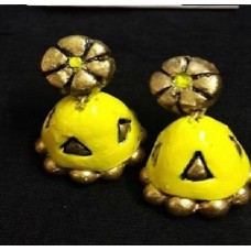 Handpainted Terracotta Jewellery – Ear rings